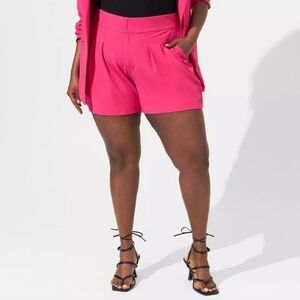 Torrid Studio Crepe Wide Leg Shorts